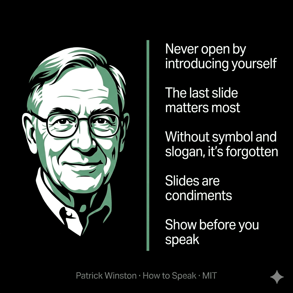How to present so people buy your idea: 5 lessons from Patrick Winston