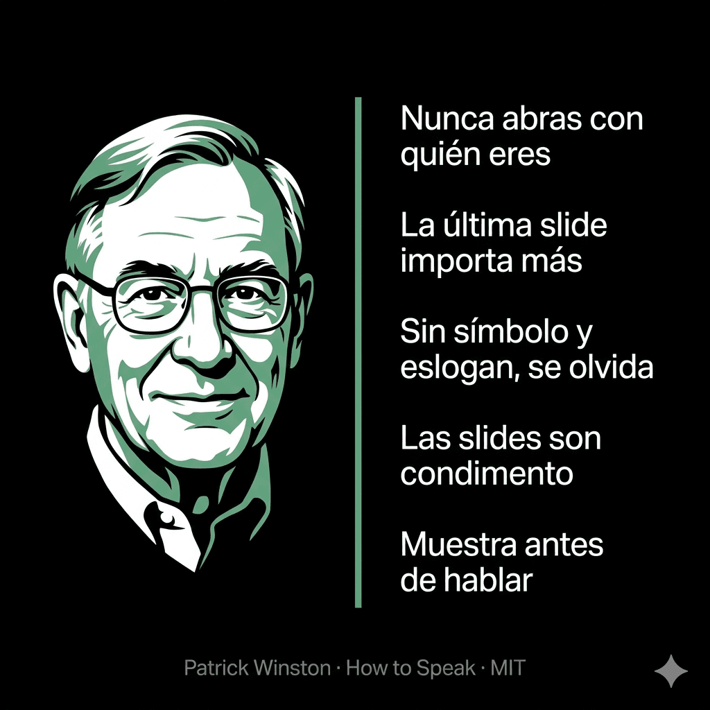Cómo presentar para que te compren la idea: 5 lecciones de Patrick Winston